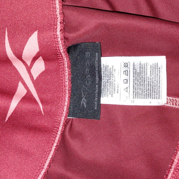 Reebok Cardi B 4X (26-28W) Red Cargo Pocket Windbreaker Jogger Pants - Picture 4 of 15